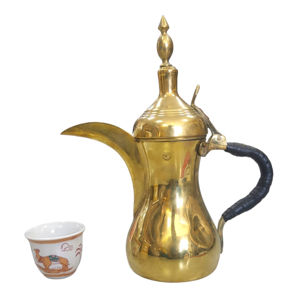 دلة قهوة النحاس – المقاس الثالث (3) | مصنع العشيرة 