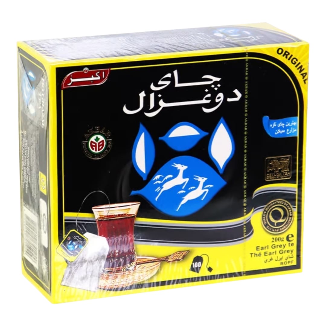 شاي الغزالين ازرق تي باق  2جرام*100ظرف