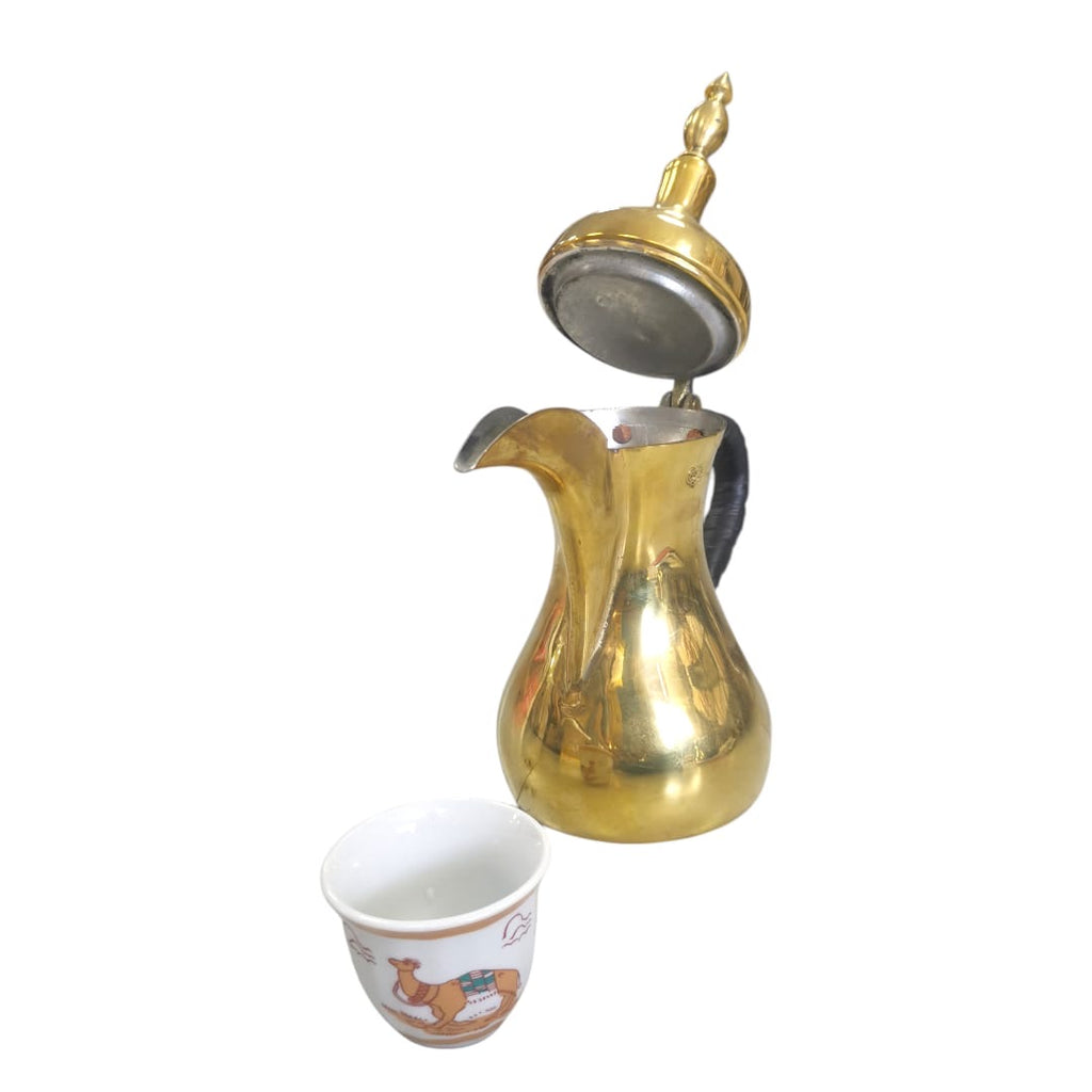 دلة قهوة النحاس – المقاس الثالث (3) | مصنع العشيرة 