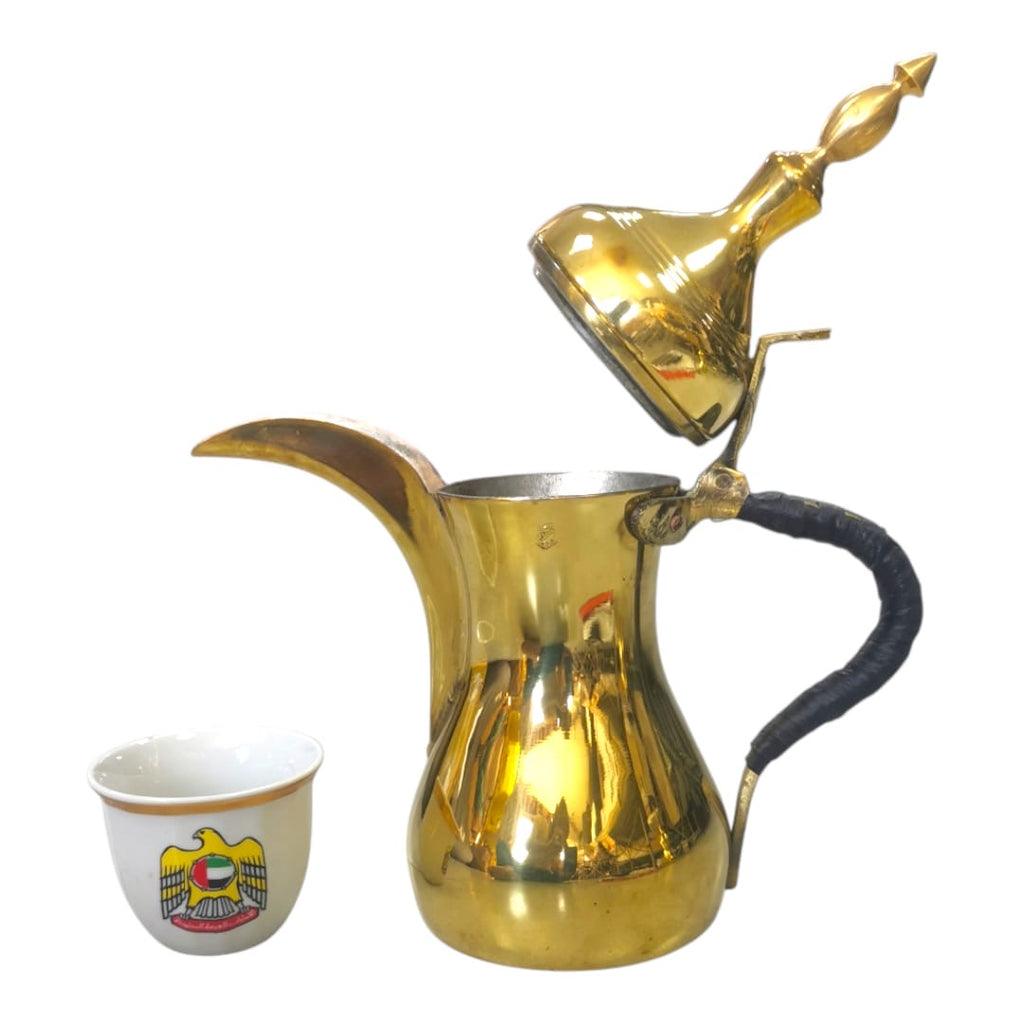 دلة قهوة النحاس – المقاس الرابع (4) | مصنع العشيرة