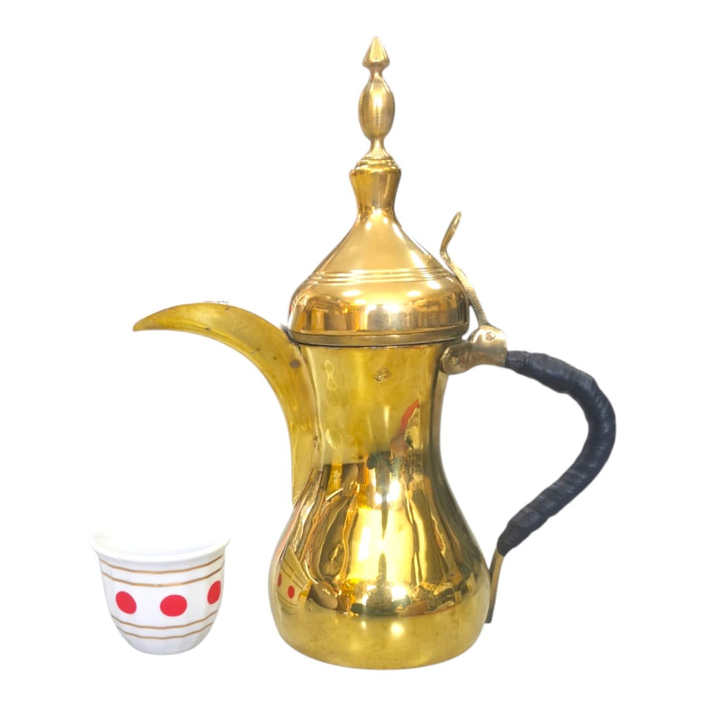 دلة قهوة النحاس – المقاس الخامس (5) | مصنع العشيرة