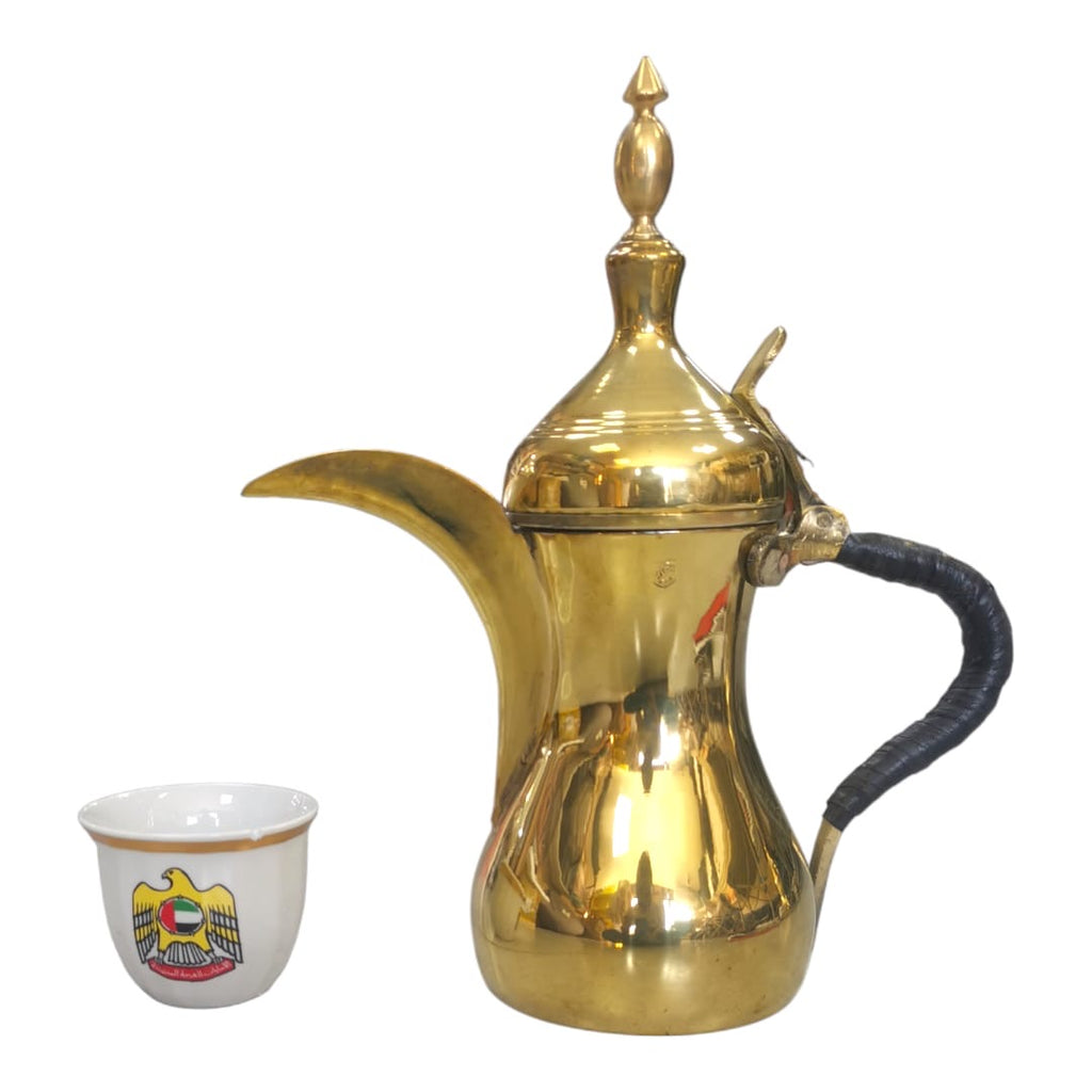 دلة قهوة النحاس – المقاس الرابع (4) | مصنع العشيرة