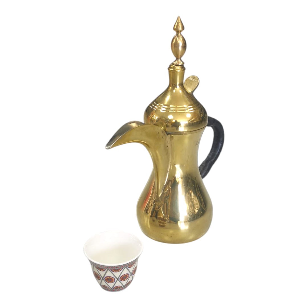 دلة قهوة النحاس – المقاس الثاني (2) | مصنع العشيرة