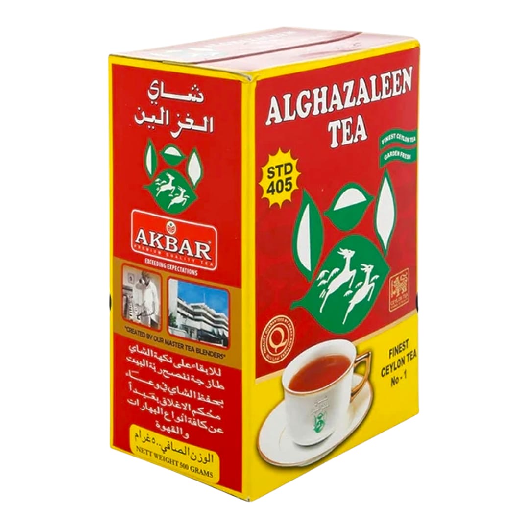 شاي الغزالين احمر كرتون  500جرام