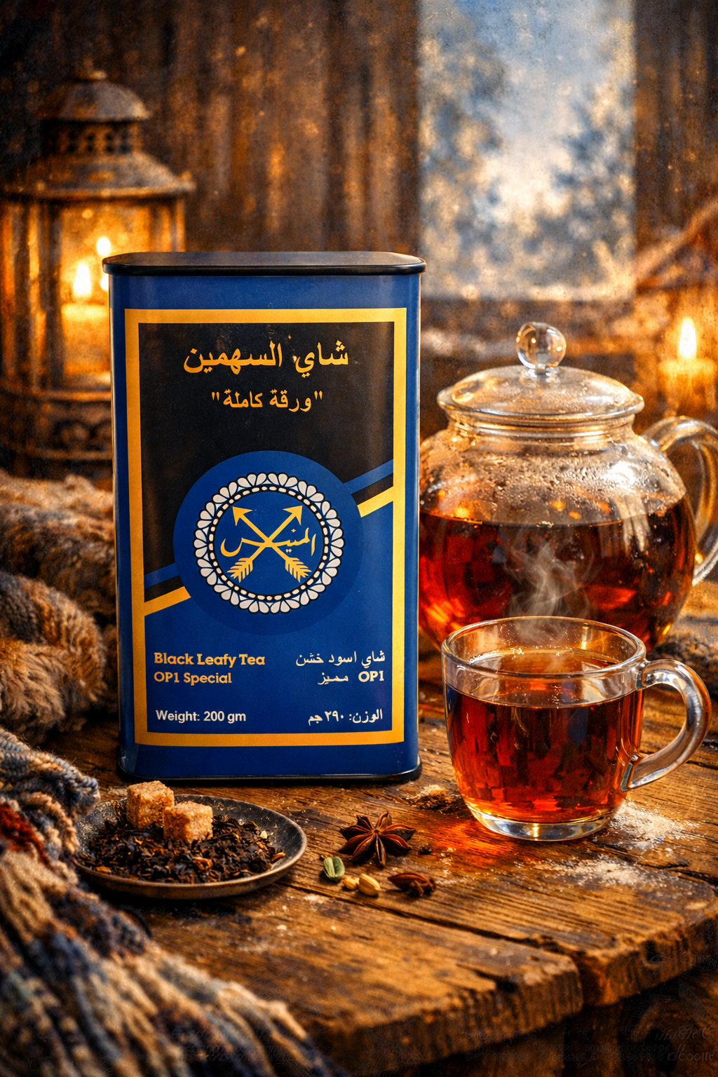 شاي السهمين أزرق-290جرام