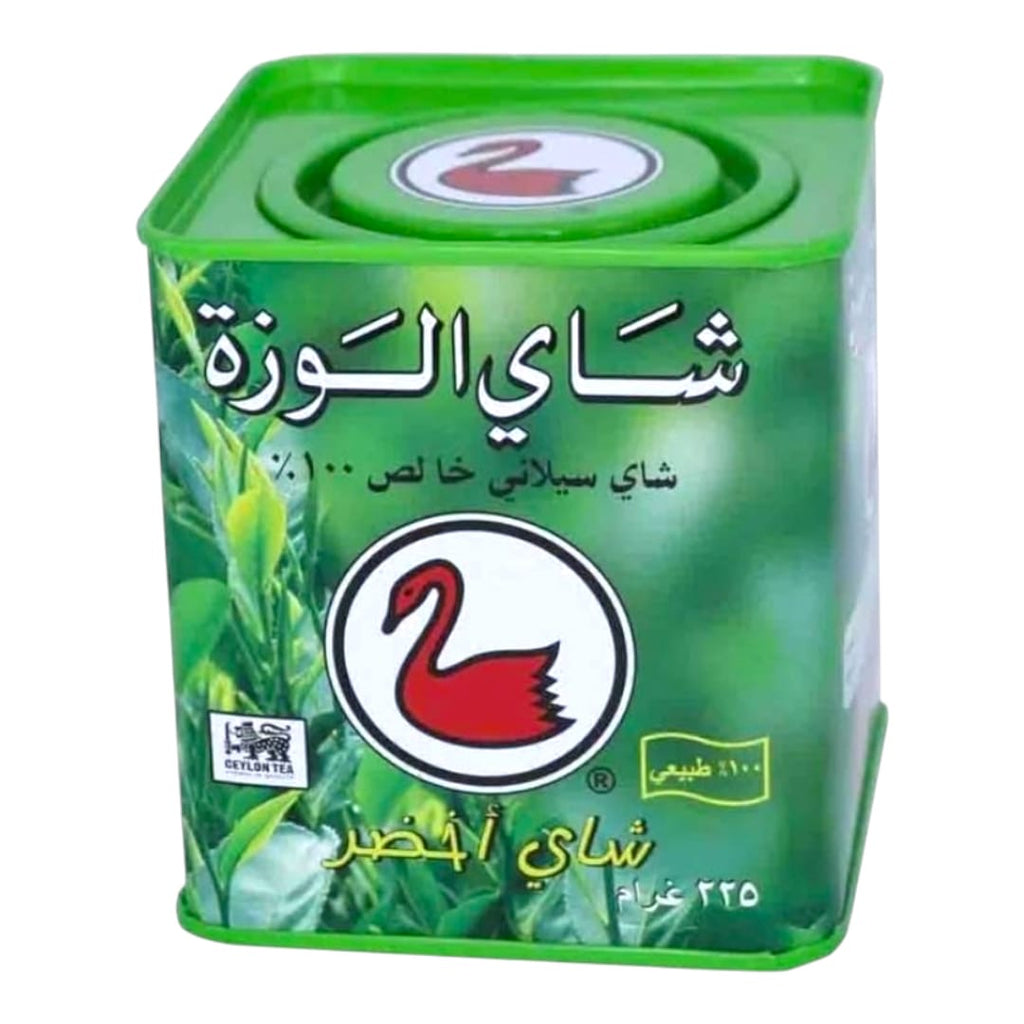 شاي الوزة اخضر علبة معدنية 225جرام