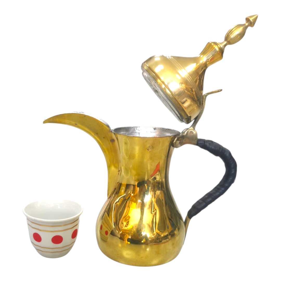 دلة قهوة النحاس – المقاس الخامس (5) | مصنع العشيرة