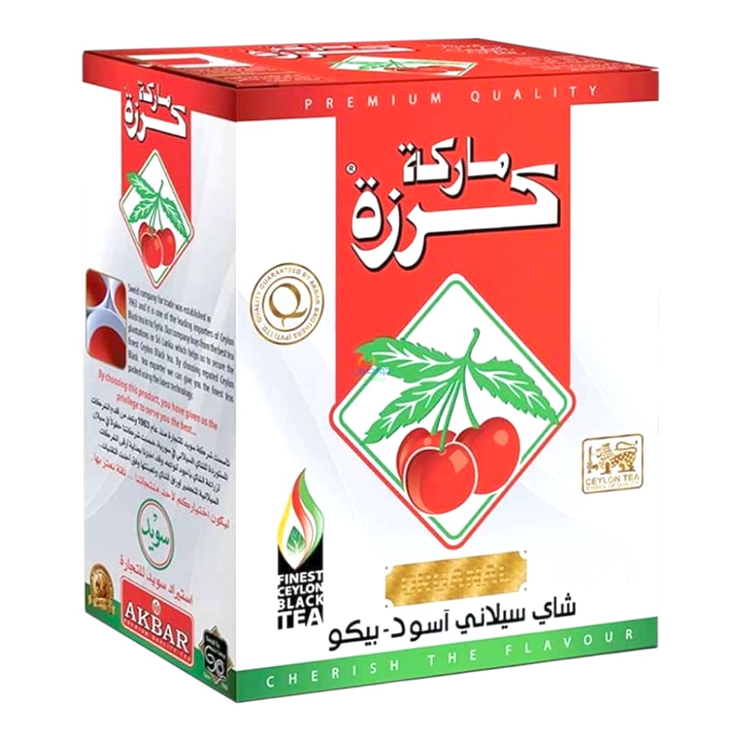 شاي ماركة كرزة علبك كرتون 450 جرام