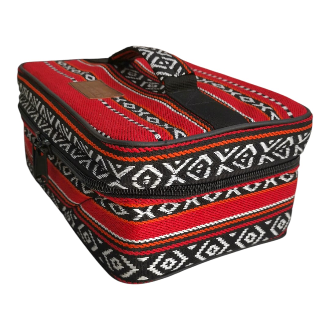 عزبة شاي صغيرة – سدو تراثي احمر